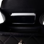 23k Black Shiny Mini Box Bag Vanity LGHW - Image 14