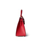 Kelly Sellier 28 Rouge Casaque Epsom Gold Plated C Stamp - Image 8