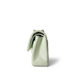 22C Light Green Caviar Quilted Classic Flap Small LGHW - Image 3