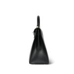 Kelly Sellier 28 Black Box Calfskin Gold Plated X Circle Stamp - Image 10