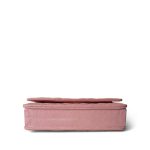 19S Iridescent Pink Caviar Quilted Wallet on Chain WOC - Image 5