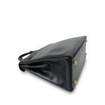 Kelly 28 Black Box Calfskin Retourne Gold Plated D Square Stamp - Image 16