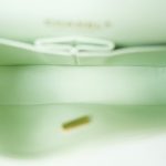 22C Light Green Caviar Quilted Classic Flap Small Light Gold Hardware - Image 13
