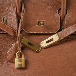 Birkin 30 Gold Togo Gold Plated C Stamp - Image 17