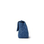 20B Blue Denim Quilted CC Single Flap Jumbo SHW - Image 3