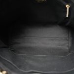 20P Black Stripe Raffia Deauville Shopping Tote Small Light Gold Hardware - Image 9