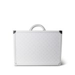 Louis Vuitton Bisten 50 Optic White Monogram Canvas Taigarama Trunk - Image 11