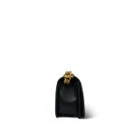 Black Boy Bag Lambskin Quilted Small Aged Gold Hardware - Image 4
