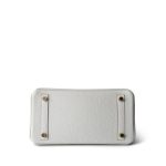 Birkin 25 Gris Pale Togo Gold Plated B Stamp - Image 4