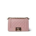 Pink Nude / Pink Clair Boy Bag Small Caviar Quilted LGHW - Image 2