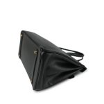 Birkin 35 Black Ardennes Gold Plated [A] Stamp - Image 17