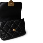 Black Lambskin Quilted Coco Love Flap Bag - Image 11