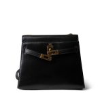 Mini Kelly Sellier Black Box Calfskin Gold Plated (Q) Stamp - Image 23