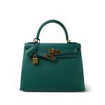 Kelly 28 Malachite Epsom Gold Plated R Square Stamp - Image 7