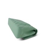21C Light Green Lambskin Quilted Classic Flap Medium Light Gold Hardware - Image 10