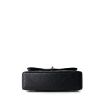 Black Lambskin Quilted Classic Flap Small Light Gold Hardware - Image 6