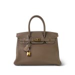 Birkin 30 Etoupe Togo Gold Plated Y Stamp