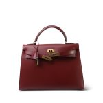 Kelly Sellier 32 Rouge Box Calfskin Gold Plated (W) Stamp - Image 8