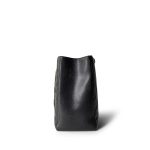 Black Caviar Quilted Grand Shopping Tote Gold Hardware - Image 4