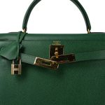 Kelly Sellier 28 Green Courchevel Gold Plated (S) Stamp - Image 11