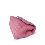 23A Light Pink Caviar Quilted Coco Chain Handle Small LGHW - Image 8