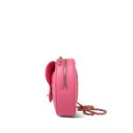 22S Pink Lambskin Quilted Large Heart Bag Light Gold Hardware - Image 10