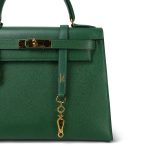 Kelly Sellier 28 Green Courchevel Gold Plated (S) Stamp - Image 3