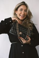 21B Black Lambskin Quilted Classic Flap Small Rose Gold Hardware - Image 2