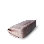 Iridescent Light Pink Python Medium Classic Double Flap LGHW - Image 10