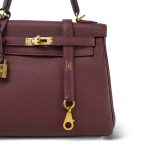 Kelly 25 Retourne Rouge H Togo Gold Plated Y Stamp - Image 7