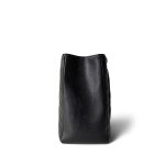 Black Caviar Quilted Grand Shopping Tote Gold Hardware - Image 2