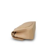 Beige Clair Caviar Quilted Classic Flap Small Silver Hardware - Image 9