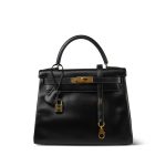 Kelly Sellier 28 Retourne Black Box Calfksin Gold Plated (W) Stamp
