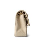 Ivory Lambskin Quilted Classic Flap Small GHW - Image 2