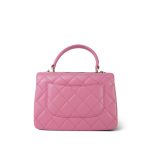 20A Pink Lambskin Quilted Small Trendy CC LGHW - Image 3