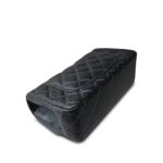 15C Charcoal Glittery Caviar Quilted Mini Rectangular Flap - Image 11