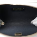 22C White Caviar Quilted Like A Wallet Flap Bag LGHW - Image 17
