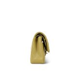 Pistachio Green Caviar Quilted Classic Flap Medium LGHW - Image 6