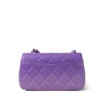 24C Purple Ombré Caviar Quilted My Everything Flap Mini - Image 3