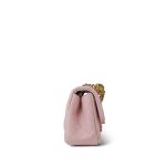 Light Pink Lambskin Quilted Sweet Camelia Single Flap Aged Gold Hardware - Image 5