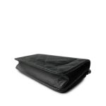 Black Caviar Quilted Classic Wallet on Chain (WOC) Silver Hardware - Image 11
