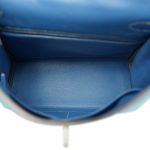 Kelly 28 Retourne Candy Celeste Mykonos Epsom Palladium Plated [O] Stamp - Image 6