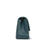 Dark Green Lambskin Quilted Mini Square Flap LGHW - Image 2