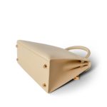 Kelly 25 Sellier Parchemin / Light Beige Box Calfksin E Square Stamp - Image 18