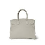 Birkin 30 Beton Clemence Rose Gold Plated D Stamp - Image 12