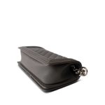 Grey Caviar Quilted Boy Bag Medium Silver Hardware - Image 6