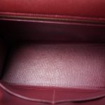 Kelly 28 Rouge H Epsom Sellier Gold Plated X Stamp - Image 16