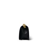 Black Caviar Chevron Quilted Boy Bag Small Aged Gold Hardware - Image 3