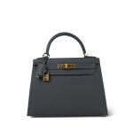 Kelly Sellier 28 Graphite Epsom Gold Plated W Stamp - Image 17