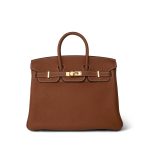 Birkin 25 Gold Togo Gold Plated Y Stamp - Image 3
